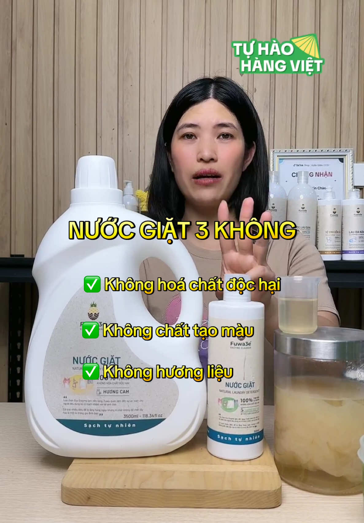 NƯỚC GIẶT 3 KHÔNG #fuwa3exinchao #fuwa3e #tuhaohangviet #OCOP #enzyme #nuocgiat #livehighlights 