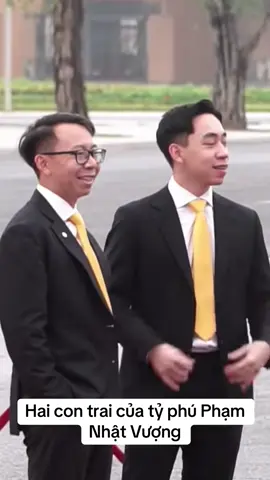 Hai con trai của tỷ phú Phạm Nhật Vượng #vingroup #phamnhatvuong #xuhuong 