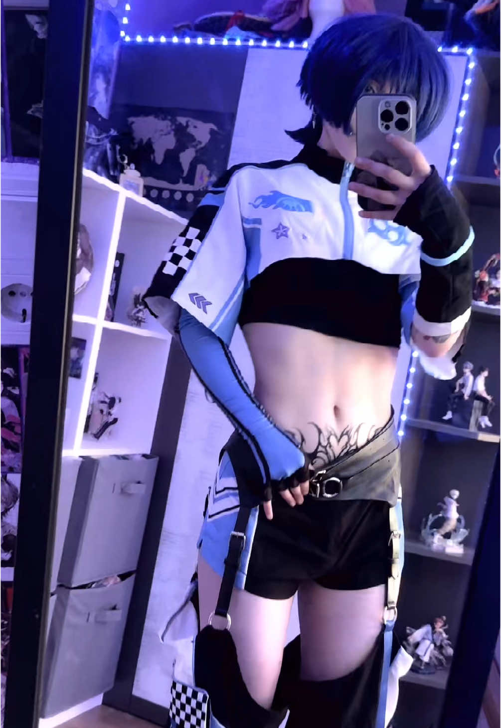 Racer Scara comeback 🗣️🗣️ #scaramouche #scaramouchecosplay #wander #GenshinImpact #genshinimpactcosplay 