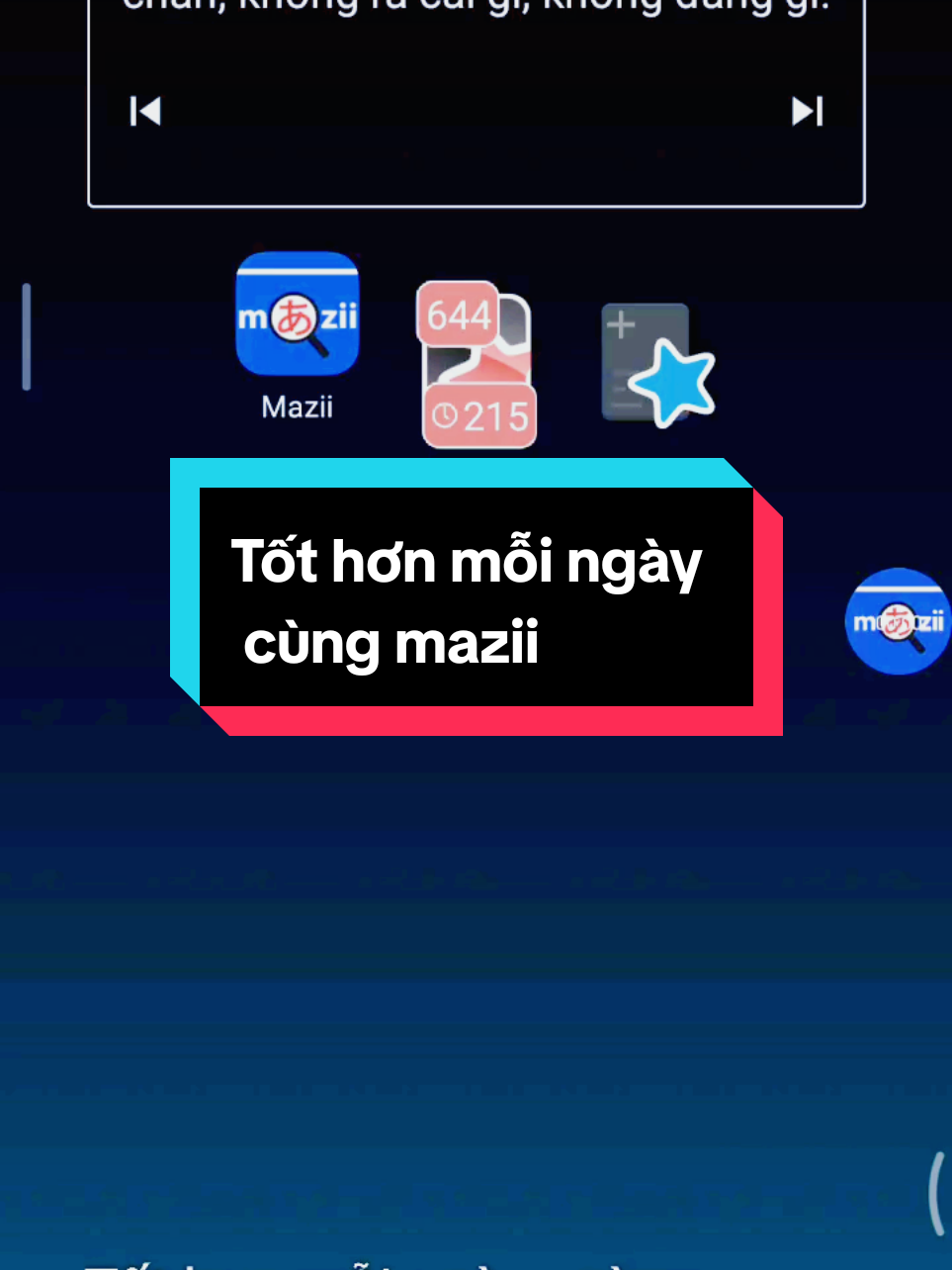 Hành trình học tiếng Nhật,  Tốt hơn mỗi ngày   