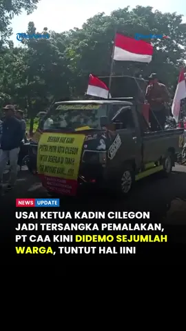 Usai aksi dugaan pemalakan yang dilakukan oleh Ketua Kadin Cilegon Abah Salim, kini PT Chandra Asri Alkali didemo sejumlah warga yang mengatasnamakan Putra Putri Masyarakat Kota Cilegon, Senin (19/5/2025). Sebelumnya diketahui, Direktorat Reserse Kriminal Umum (Direskrimum) Polda Banten resmi menetapkan tiga orang sebagai tersangka dalam kasus dugaan penghasutan, pemerasan, dan/atau perbuatan tidak menyenangkan terhadap PT China Chengda Engineering.  Perusahaan asal Tiongkok tersebut merupakan kontraktor pembangunan pabrik milik PT Chandra Asri Alkali, anak usaha Chandra Asri Group, yang berlokasi di Kota Cilegon, Banten. Ketiga tersangka yang telah ditetapkan, yakni Ketua Kamar Dagang dan Industri (Kadin) Kota Cilegon Muhammad Salim (MS), Wakil Ketua Kadin Cilegon Ismatullah (IS), dan Ketua Himpunan Nelayan Seluruh Indonesia (HNSI) Cilegon Rufaji Jahuri (RJ). Koordinator Aksi Hamidah mengatakan, aksi demonstrasi hari ini diikuti oleh puluhan 77 warga Kota Cilegon. Hamidah mengungkap, aksi ini bertujuan untuk mengungkapkan keresahan masyarakat Kota Cilegon terhadap adanya polemik yang terjadi di PT. Chandra Asri Alkali beberapa waktu yang lalu. 