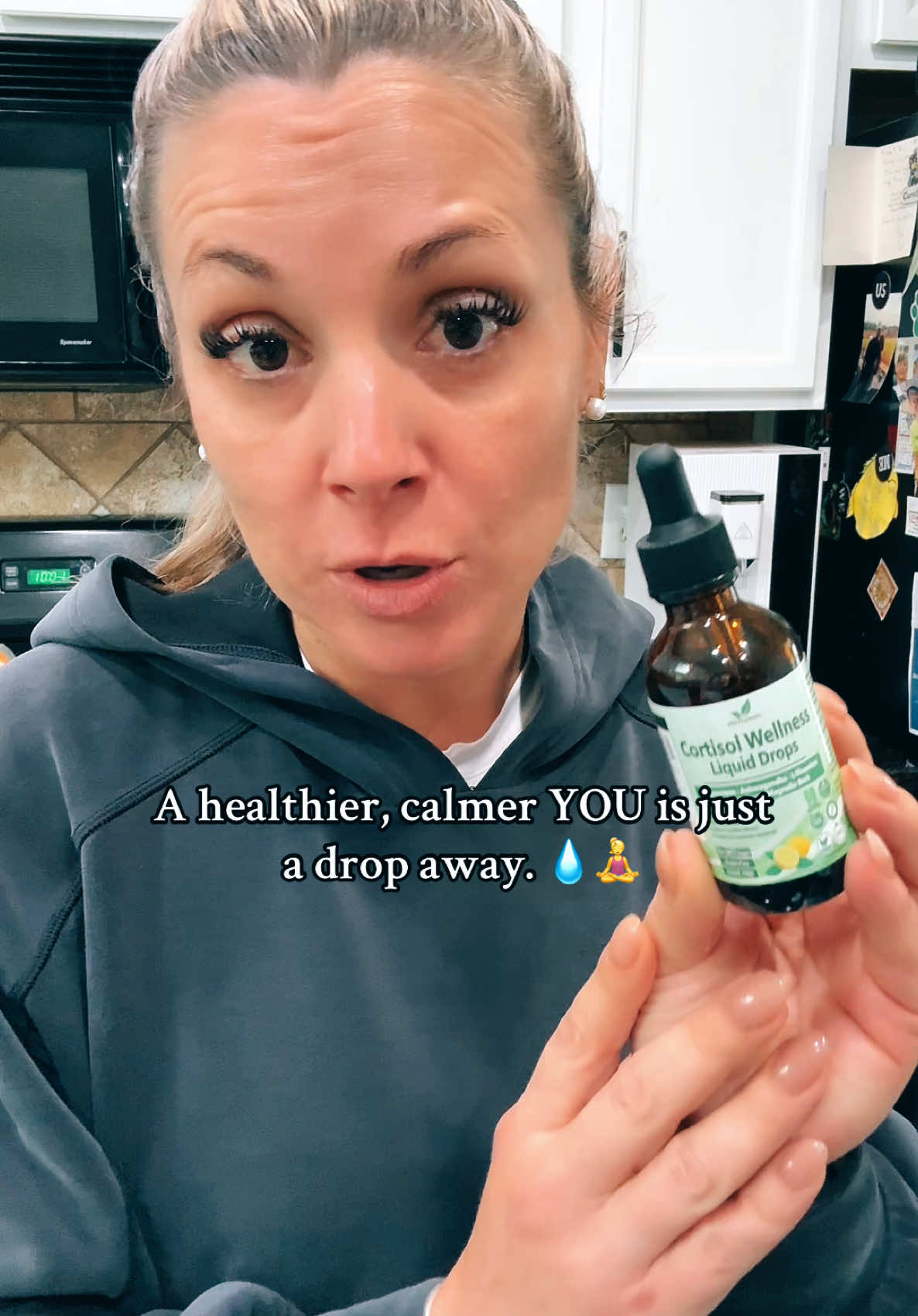 Moms of TikTok, we all know the end-of-school-year chaos is REAL. Between homework, projects, and all the activities, stress levels are through the roof! 😅 These cortisol support drops have been my go-to for managing stress, sleeping better, and staying on top of my health. 💧 Just a few drops in water or a smoothie, and I'm feeling more calm and focused. Bonus: it tastes great! 💤✨ If you’re ready to tackle the chaos like the boss you are, you NEED to try this! 🙌 #MomsofTikTok #EndOfSchoolYear #StressRelief #BetterSleep #HealthyLiving #NaturalSupplements #MomLife #StressSupport #SelfCareForMoms #WellnessJourney 