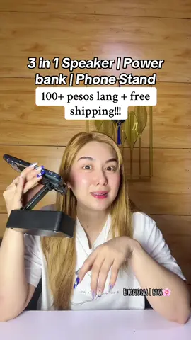 Mga mi legit 3 in 1 to Tapos mura lang mabibili Jan sa yellow basket #speaker #bluetoothspeaker #powerbank #phonestand #3in1 #ryks🌸 