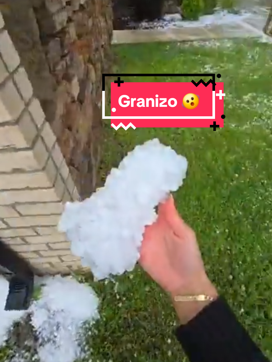 en pleno mediados de Mayo #granizo 