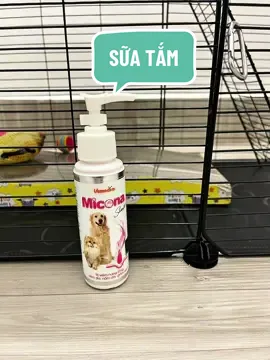 ❤️🍀 Sữa tắm cho chó mèo nấm, viêm da. Dung tích 120ml. #suatam #chomeo #thucung #pet 