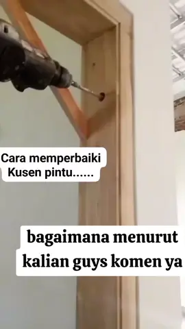 cara memperbaiki kusen #tukangbangunan #idea #kreatif #fyp 