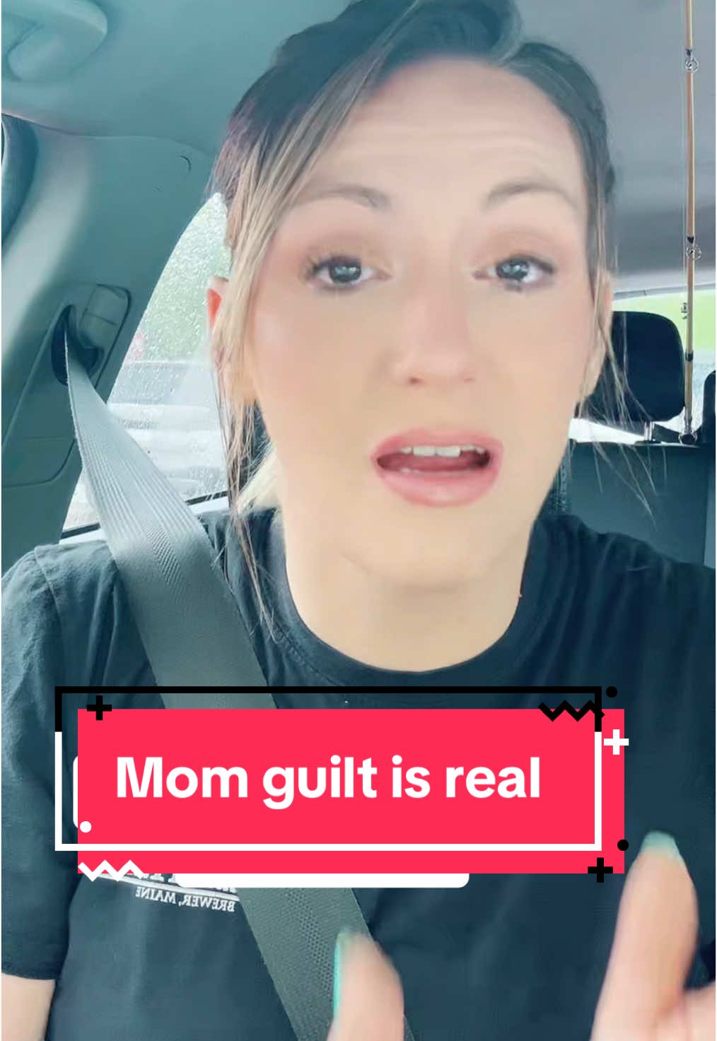 Now I’m going to work crying because my baby was crying before school. What a vicious cycle. #momguilt #is #real #kid #triggers #your #emotions #mom #life #struggles @toodlesisthename 