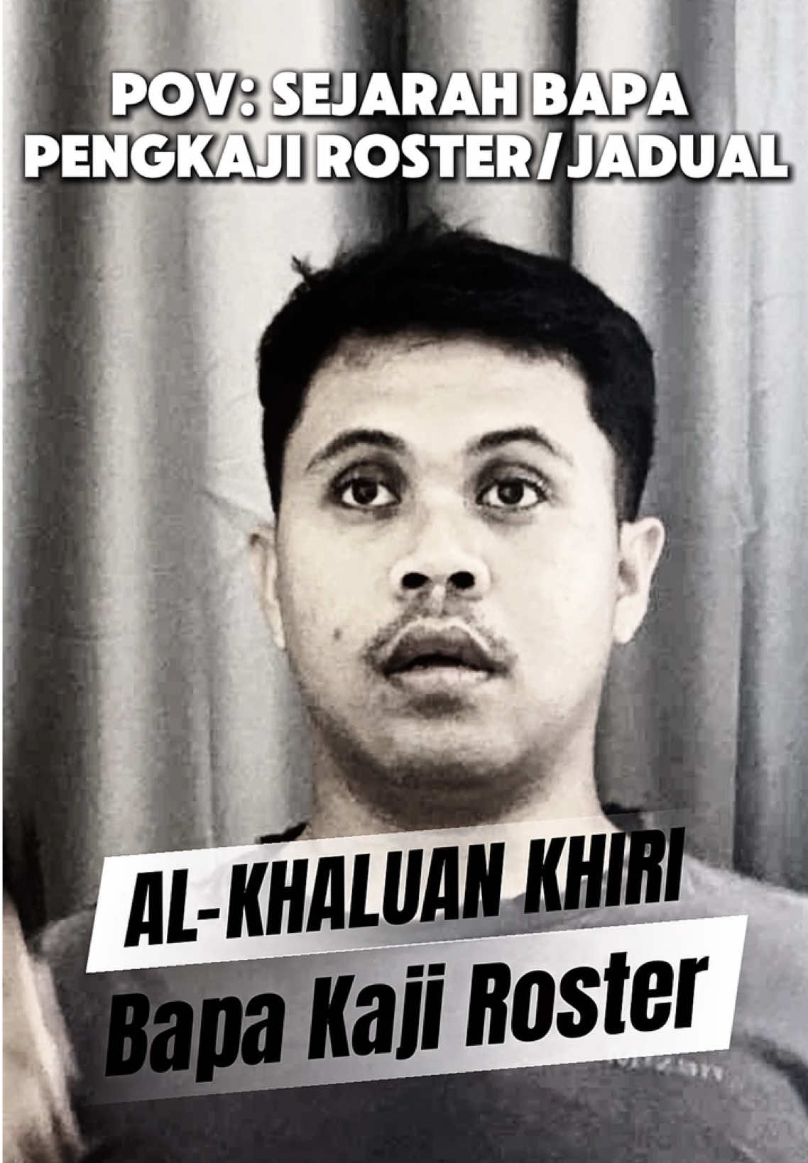 Incas nak bagi tahu ini lah asal usul nya pengkaji roster #abgpolis #fypシ゚ 