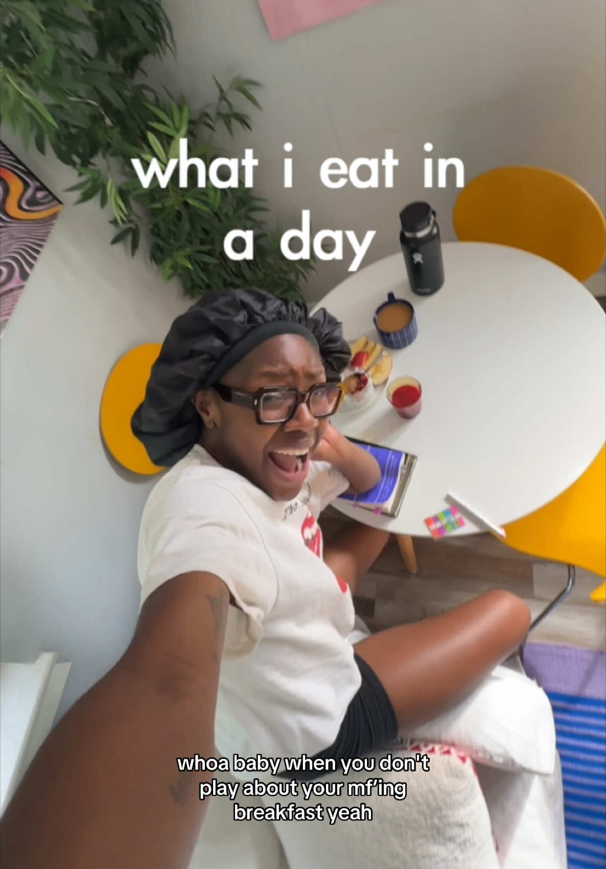 What I eat in a day as a girly who don’t play about her mf’ing breakfast #breakfastideas #wieiad