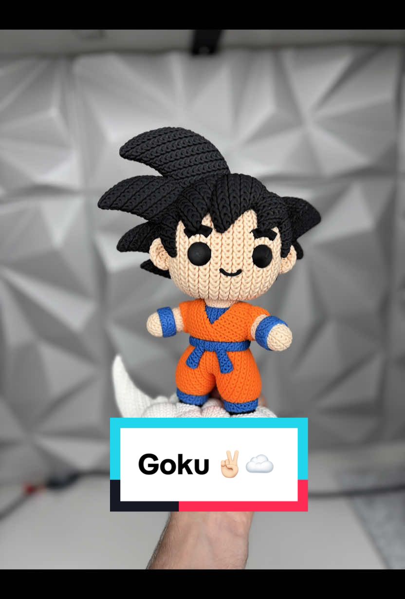 Goku - Crochet Style 🤟🏻☁️  Very cute model of Goku 😍😍 In love with this models ✌🏻 -Designer 👨‍🎨: @Whale3DStudio  -Download👨‍💻 : @cults3d  -Filament 🧵: @eSUN 3D Printing  -Lyer heigh : 0.16 -AMS 🌈 : No -Supports ⛩️: Yes -Infill 🔗 : 10% -Number of Walls : 3 -Printer 🖨️: Bambulab P1S ———————————————————- #goku #dragonball #dragonballz #dragonballsuper #songoku #toy #dragonballfanart #dragonballfans #3dprinting #3dprint #3dprinted #bambulab