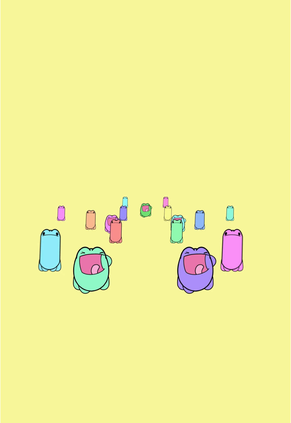 The Frogs were at Eurovision too! #frog #anumation #cuteartstyle