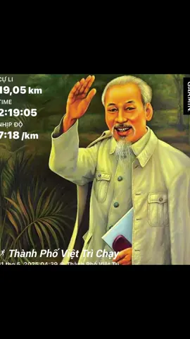 Chào mừng kỷ niệm 135 ngày sinh Chủ tịch Hồ Chí Minh (19/05/1890 - 19/05/2025). P/s: Con xin bày tỏ lòng biết ơn vô hạn, thành kính tưởng nhớ công lao to lớn của Người đối với sự nghiệp cách mạng của Đảng và dân tộc ta!!! #sinhnhatbachokinhyeu❤️ #marathon #vuottroihonmoingay #runners19 