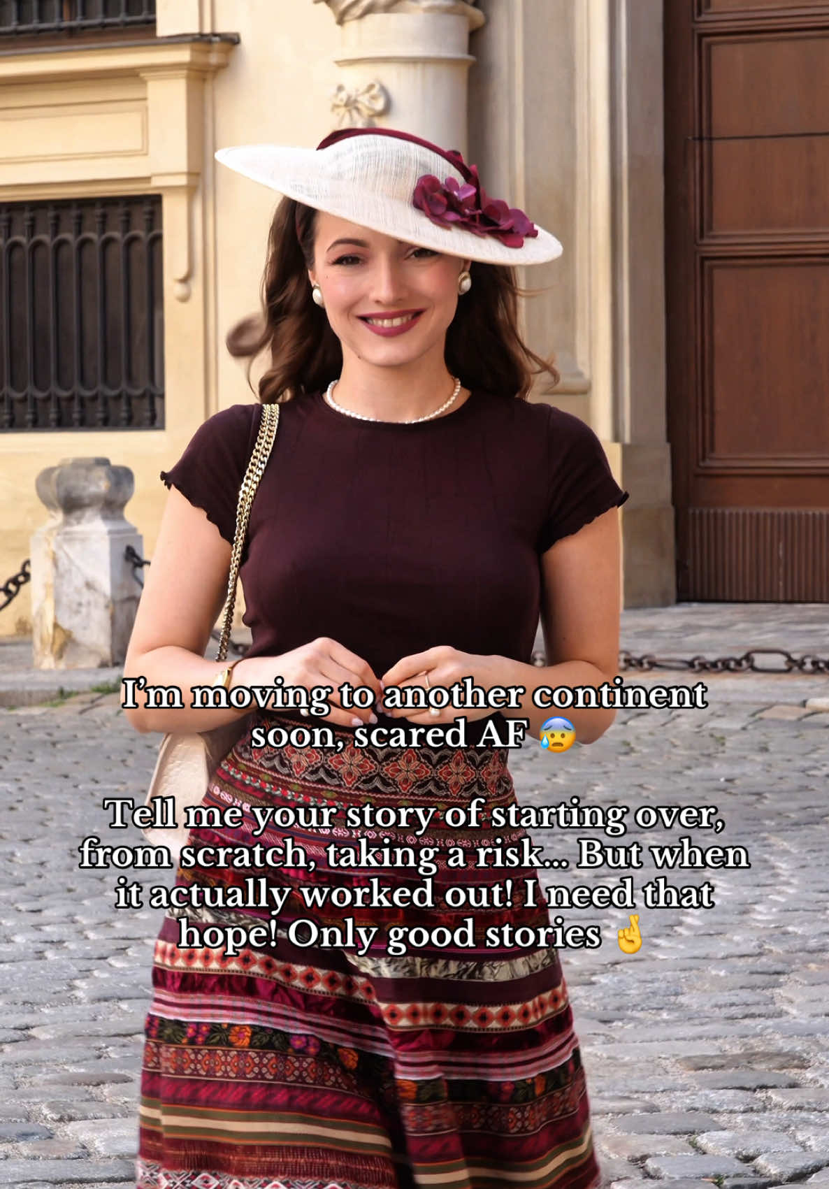 Do you have any good stories for me? 🤞 My hat collection you can find at @Rosecherieparis website!  #hope #goodstories #1950sdress #vintageglamour #vintageglam #1960s #1960sfashion #oldmoneystyle #vintagehair #1950sstyle #1950sfashion #retrohair #50sstyle #vintagehat #classichollywood #vintageblogger #truevintage #vintagemakeup #vintagevogue #fifties #fiftiesstyle #oldmoneyaesthetic #classystyle #elegantstyle #truevintageootd #vintagehollywood #vintageblog #diorcouture #40shair #retrohair #retrohairstyle 