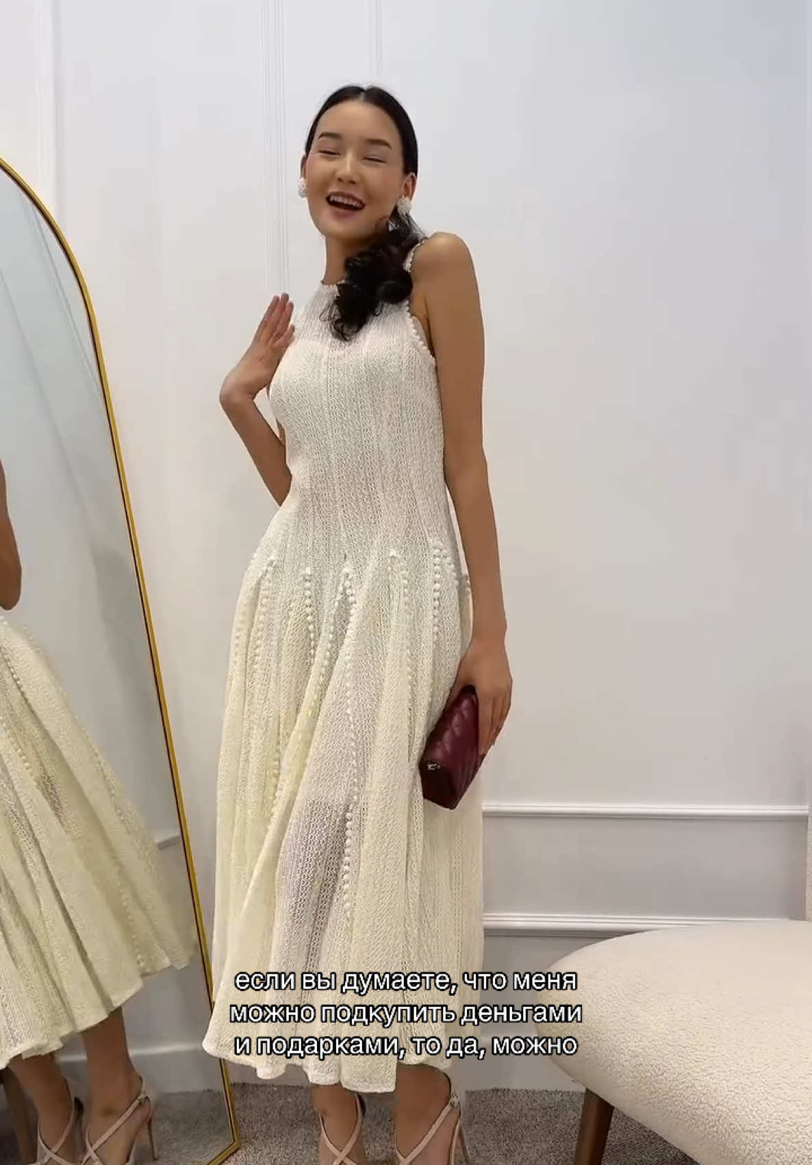 идеальное жемчужное платье в наличии😍😍