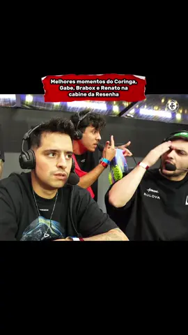 Melhores momentos do Coringa, Gabe, Brabox e Renato na cabine da Resenha @Victor Augusto #loud_coringa #brabox #gabepeixe #orenatovicente #coringa #loudcoringa #resenha #viral #fy #fyp #engraçado #kingsleague 
