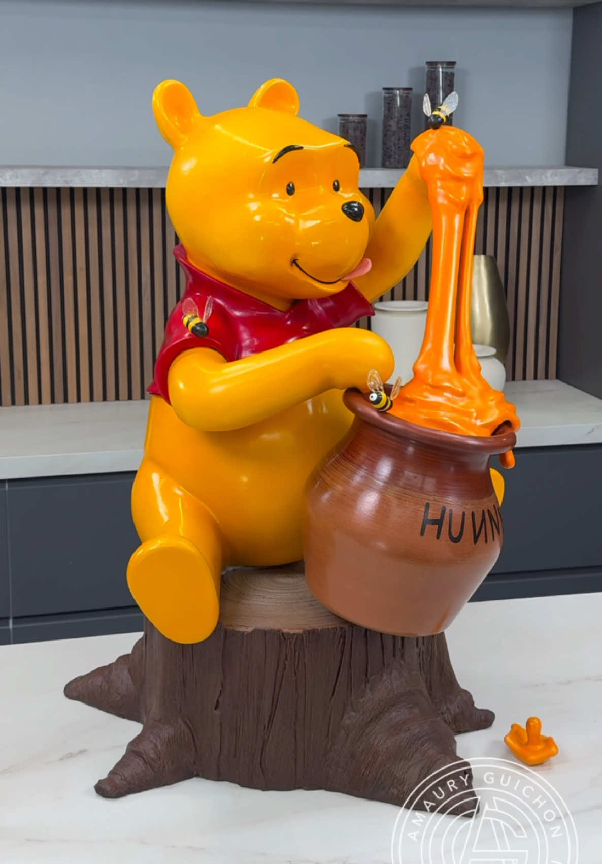 Chocolate Honey Bear! 🍯🐝 The sweetest little companion!  #amauryguichon #chocolate #honey 