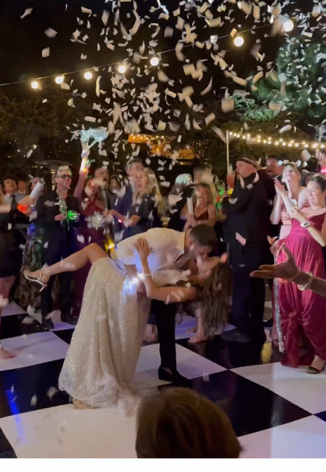 Replying to @mollymfallon  our dance floor was never empty!! People loved them! #wedding #recpetion #bride #weddingreception #dance 