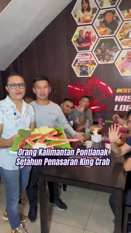 Orang kalimantan pontianak penasaran king crab #abglobster #nasilemaklobsterjb 