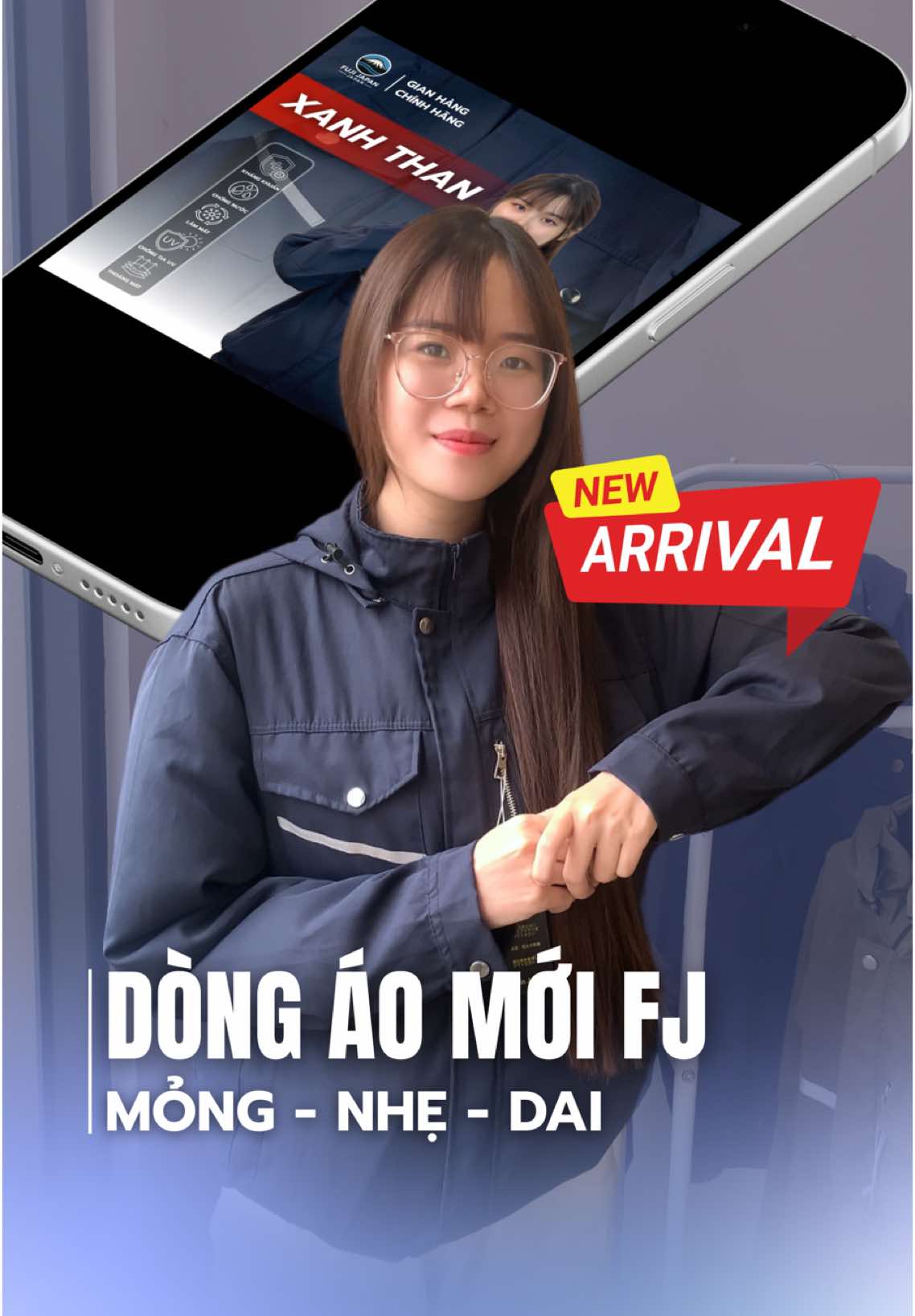 Nhẹ - Bền - Mát với áo điều hoà thế hệ mới nhà Fuji Japan 💨🇹🇼 #Aodieuhoa #FujiJapan #AodieuhoaFujiJapan #aodieuhoachinhhang #Taiwan #fyp #xh #viral #trending