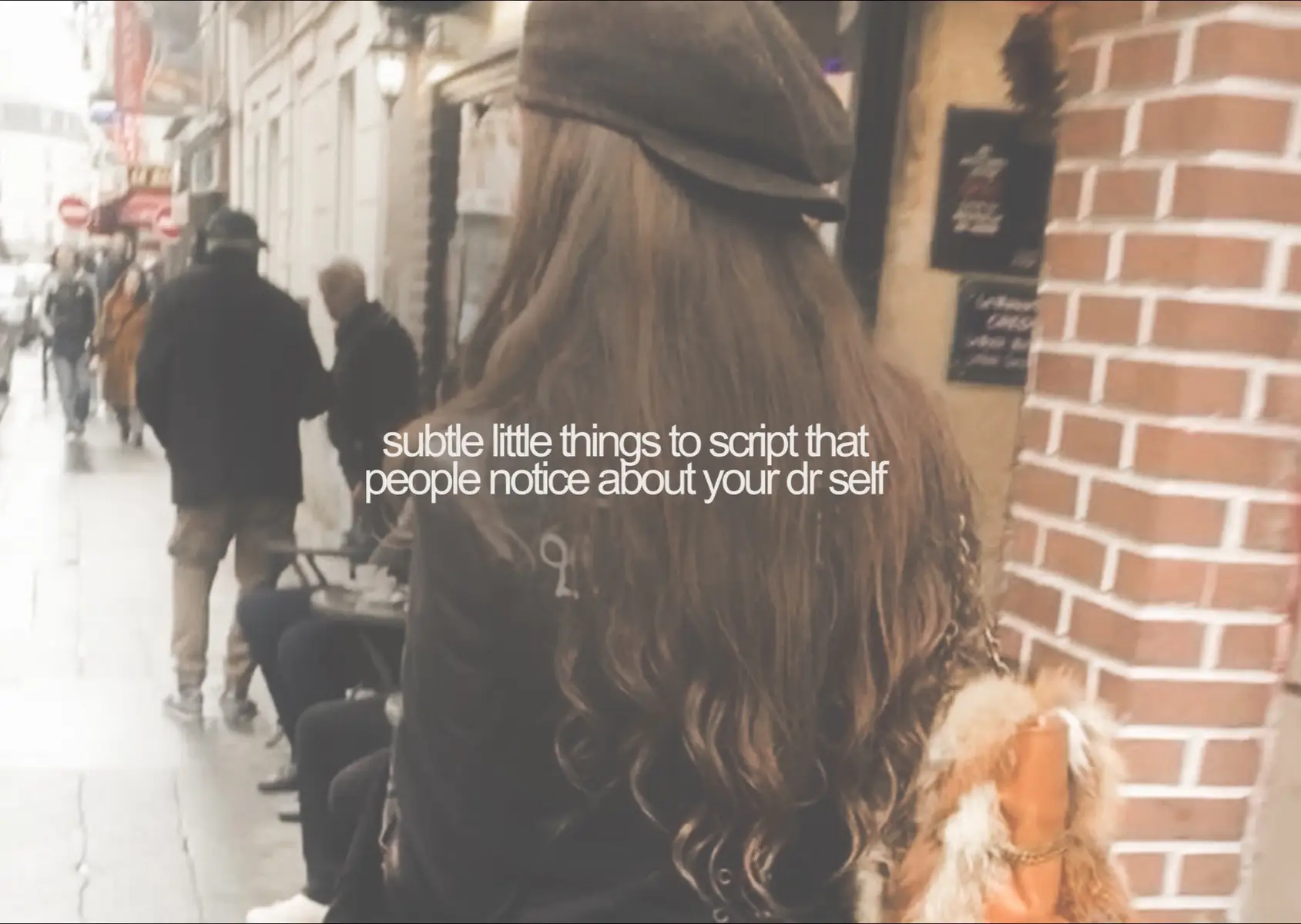 got inspired to make this bc i love noticing little habits of people  ⠀⠀  ⠀ ⠀⠀                          ⠀ ⠀⠀  ⠀⠀⠀                       ⠀ ⠀⠀  ⠀ ⠀⠀          “subtle little things to script that people notice about your dr self“ ⠀ ⠀⠀               ⠀⠀         ⠀⠀ 2. —how your eyes noticeably get a little softer when you look at someone you love 3. —how you cant walk in a straight line and always accidentally bump into things 4. —when you get upset, your voice sounds a bit higher pitch 5. —how your cheeks and ears get a cute soft flush when someone catches you off guard 6. —how can your shoulders slightly slouch due to you always having way too many things in your bag 7. —you always hum some song that’s stuck in your head without even noticing you’re doing it 8. —your eyebrows do this little twitch when you’re confused or annoyed 9. —how you have a tiny dimple/crease in your smile that appears only when you’re a specific type of happy 10. —how you always listen to people without interrupting, but still give small signs that you’re paying attention #shifttok #shifter #realityshifting #fyp #targetaudience #shiftinghelp #dr #drhelp #mhashifter #ochelp #bluie03 #whimsical #whimsy  𓈒⠀𓂃⠀⠀˖⠀𓇬⠀˖⠀⠀𓂃⠀𓈒