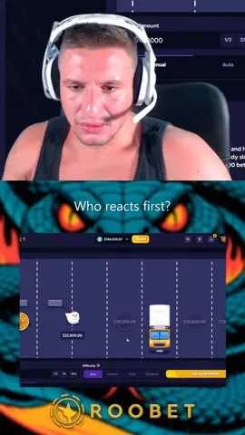 Who reacts first