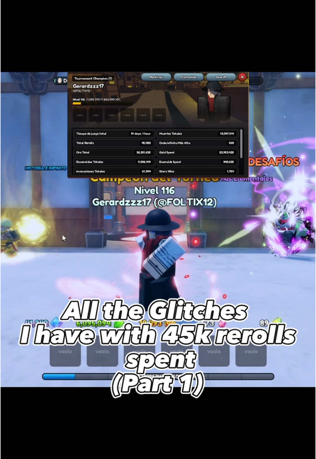 Tengo 40 Glitchs actualmente pero duraria mucho el video🙌🏻😓 #animelaststand #Roblox #Fireforce #lucky #fyp #foryoupage #fypシ゚ #Anime #Iceberga #update #animevanguards #animeadventures #glitch #showcase #jojosbizarreadventure #fate #gilgamesh #saber #nekoarc #nekoarcdominaraelmundo #astolfo #femboy #dragonballsuper #kefla #goku#vegeta#dragonball #jojosbizarreadventure #bleach #ichigo #onepiece #luffy #garou #saitama #onepunchman #wukong #sukuna #jujutsukaisen #diooverheaven #yba #sololeveling #sunjinwoo #sjw #bankai #demonslayer #nezuko #gerardzzz 