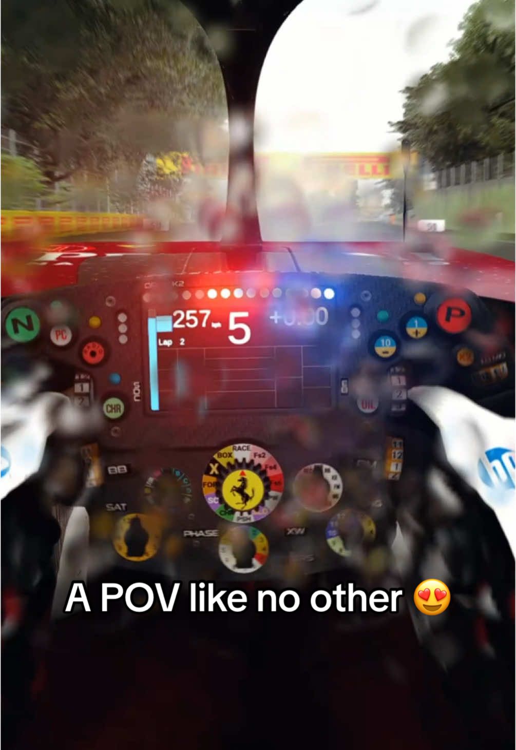 A POV like no other 😍 #f1 #formula1 #imola #assettocorsa #assettocorsamods #lewishamilton #charlesleclerc #landonorris #oscarpiastri #f1tiktok #f1edit #fyp #foryou 
