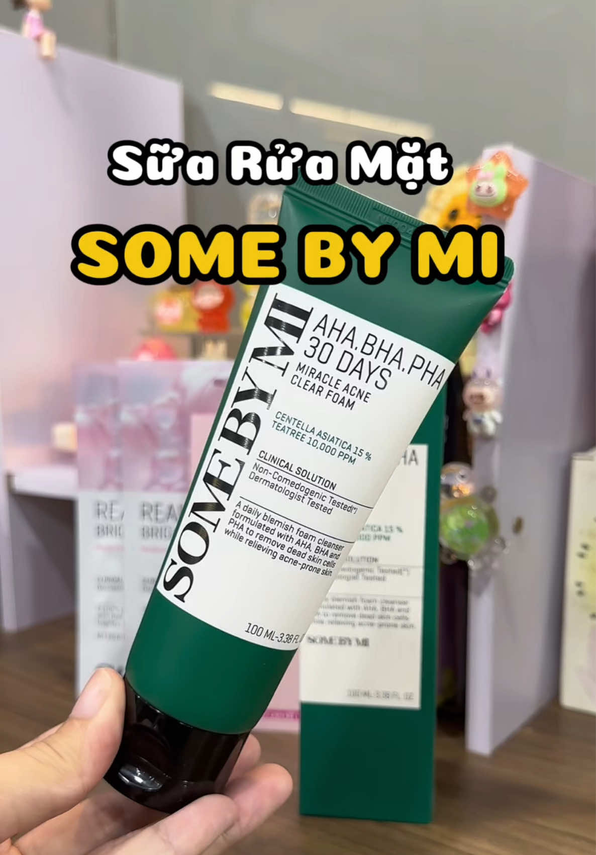 Some By Mi - Chân ái cho da dầu mụn 💕✨ #somebymi #srmsomebymi #suaruamatsomebymi #srm #srmdadaumun #somebymiahabhapha #damun #unboxing #review 