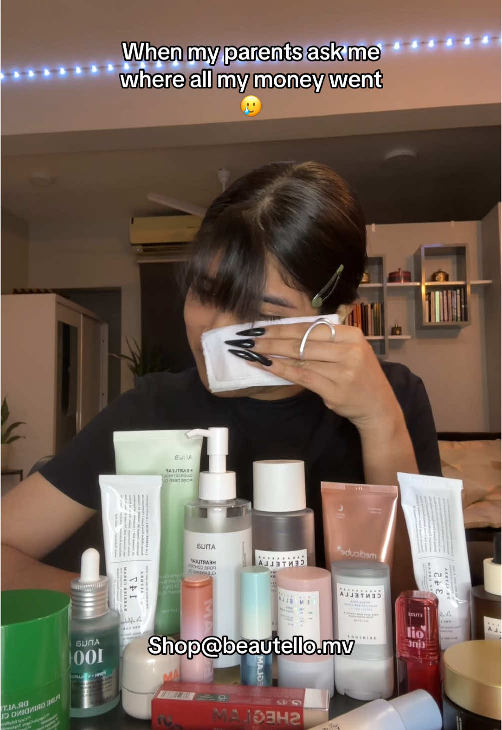 When skincare and makeup are your love language… we totally get it. #beautellomv #SelfCare #skincare #skincareproducts #koreanskincare #fyp #healthyskin #beauty #kbeauty #skincarememesfunny #beautellocosmetics 