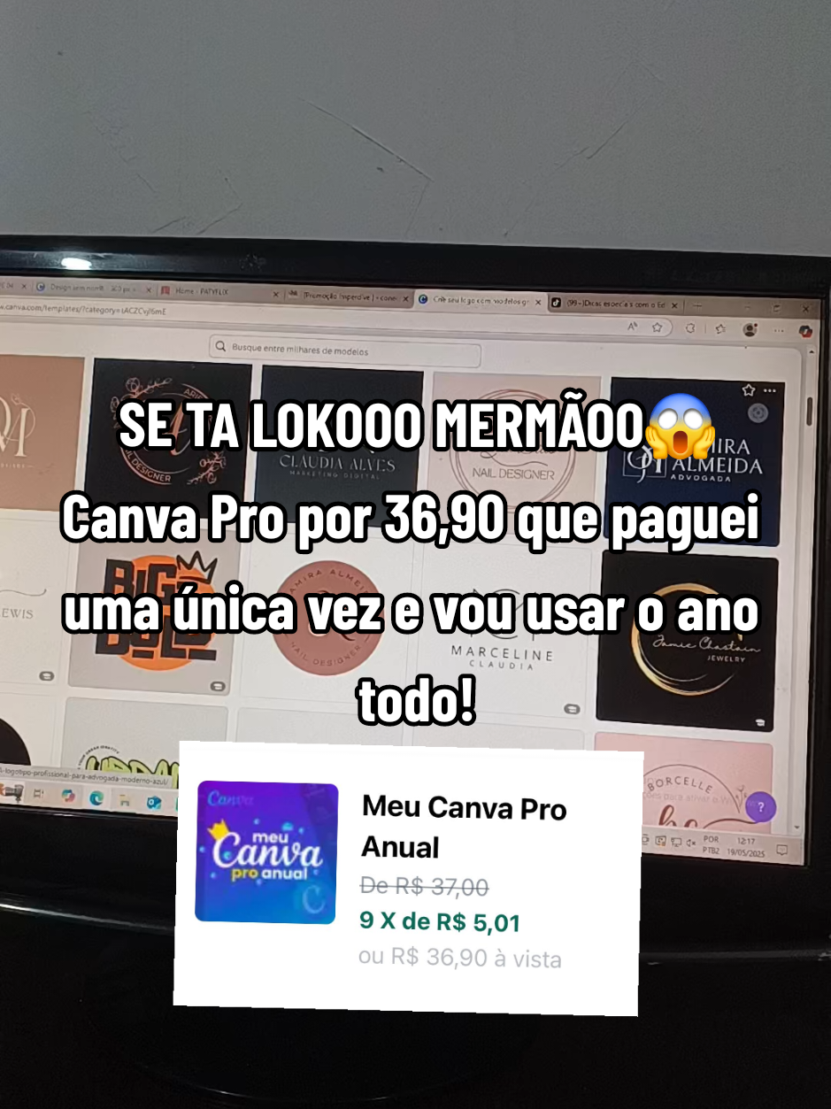 CANVA PRO link na bio.#capcut #canva #estudante #fypp 