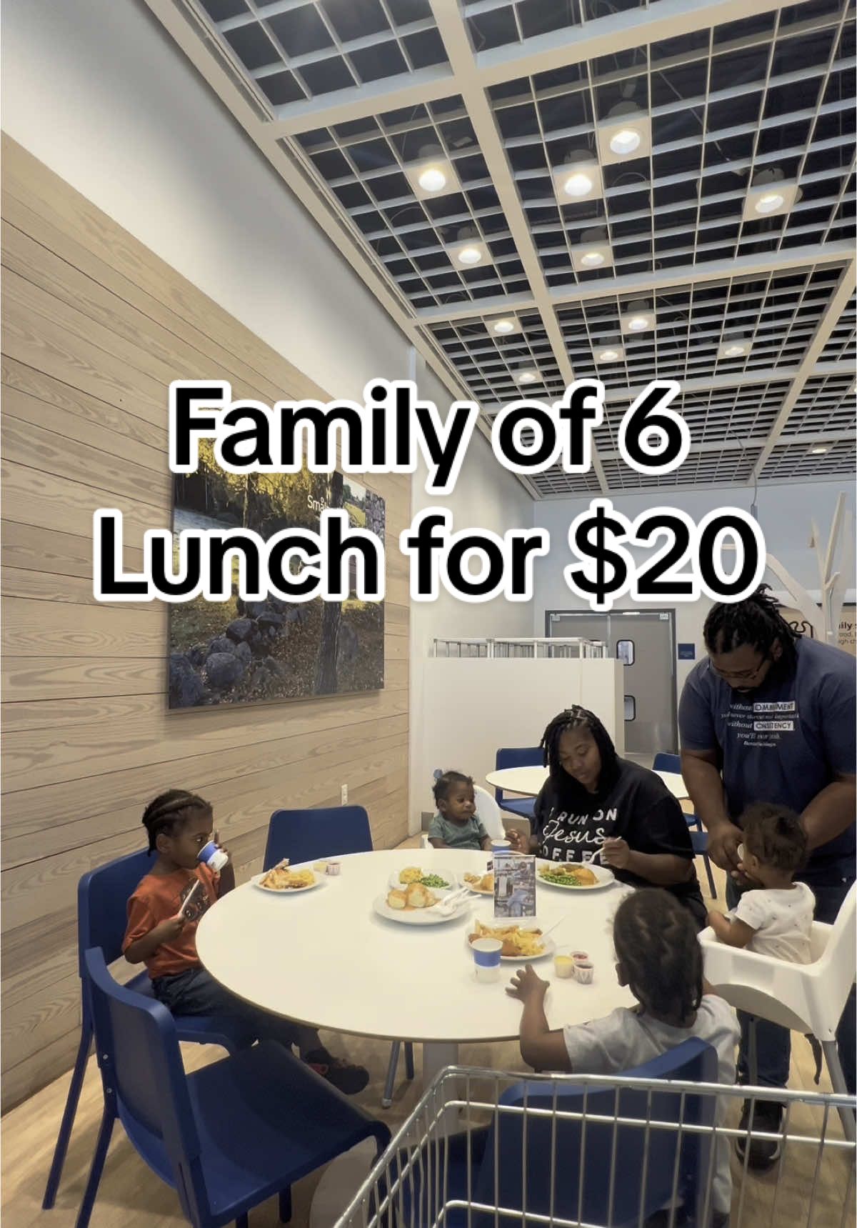 Most people spend $20 on lunch for one... we just fed all 6 of us for the same price! Did you know @IKEA USA has EVERYDAY family meal deals?  Follow Me for more ❤️ #FamilyOf6 #BigFamilyLife #FamilyHacks #MomLife #DadLite #FamilyMeals  #KEAFinds #FamilyOnABudget #IKEAHaul #FeedingTheFam #LargeFamilyLiving