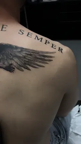 MEMENTO AUDERE SEMPER  Malacalle Tattoos Studio #ink#tattoo#inkedmag#tattooartist#tattooideas#malacalletattoos#rome#angeltattoodesign #angel 