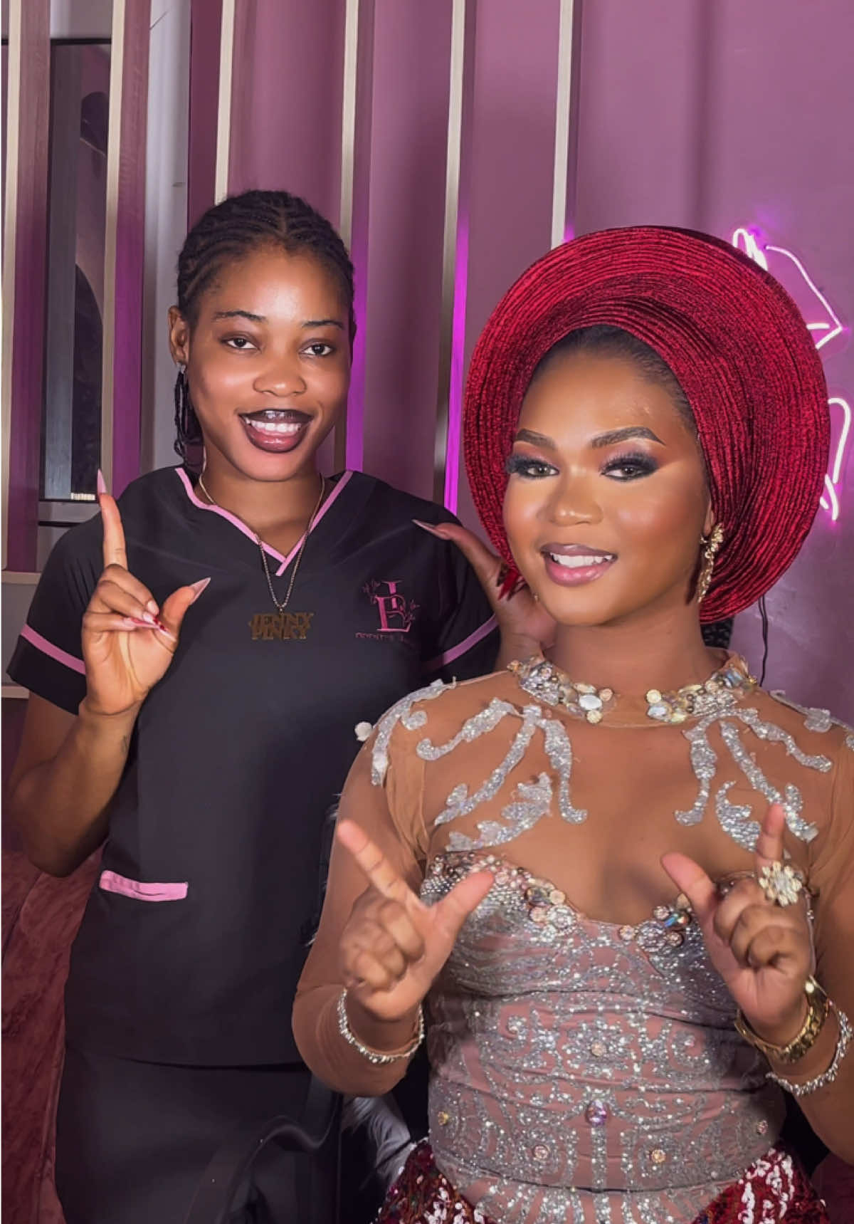 THE MUA AND HER MUSE✨✨✨  training in process💫💫💫💫  #jennisempire #fyp #beninmakeupartist #makeupartist #transformation #beauty #viralvideo #makeuptutorial #makeup #bestmuainbenin 