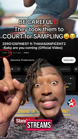 BE CAREFUL‼️ They took them to court for SAMPLING😩😭 ##musicindustry #producertok#producer #beatmaker #sampling #musician #artist #flstudio #amapiano #fyp #viral #trendingvideo #fypppppppppppppp 