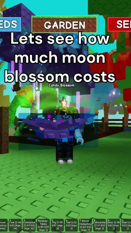 moon blossom is OP in grow a garden #growagarden #robloxfyp #trendingvideo #Growagarden #robloxx #fyppp #robloxviral #viralvideos #fyp #update