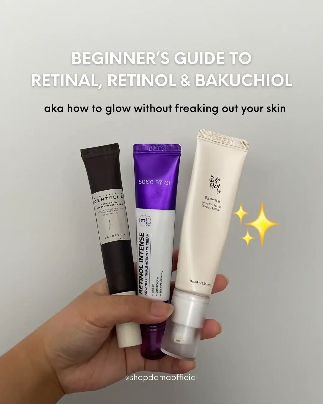 #retinolskincare #bakuchiol #skin1004eyecream 