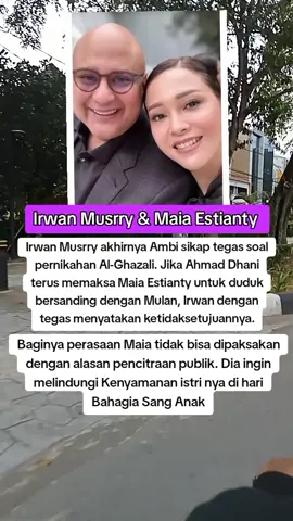 Netizens tuai pujian atas sikap tegas Irwan musrry membela istri nya Maia Estianty  #tiktokvideo #fypシ゚ #4u #fyppppppppppppppppppppppp #qoutesartis #kontenhiburan #trendingvideo  #maiaestianty #irwanmusry #ahmaddhani 