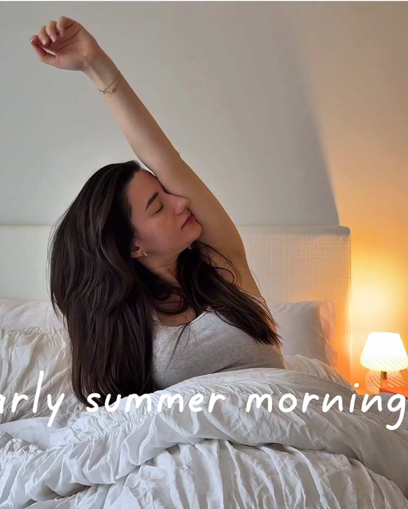 ad early summer mornings are nearly here🧚🏻🩰🥭☀️ summer skin prep: @CeraVe eye cream @Garnier hyaluronic acid serum  @La Roche-Posay effaclar duo + M @L'Oréal Paris UK daily fluid tinted glow spf50 #skincare#skincareroutine#thatgirl #morningroutine#skin#asmr
