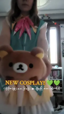 YIPPEE😨😨 (The dress is too big for me so thats why I look like that☹️)  Im probably gonna make my own headband bicause its not accurate 👅 . . . . . . . . . . . . . . . . . . . . . Tags: #Cosplay #Fyp #nenekusanagi #projetsekai #nenekusanagicosplay #silly #projectsekaicosplay 