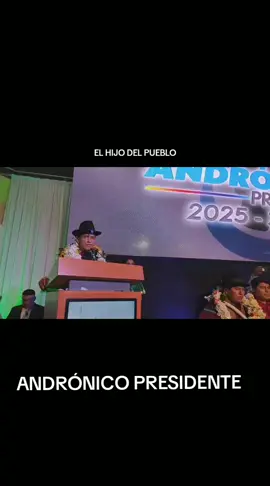discurso del Hijo del pueblo en la paz bolivia #bolivia🇧🇴tiktok #cochabamba #cercado #noticiastiktok @ANDRÓNICO RODRÍGUEZ ✅ 