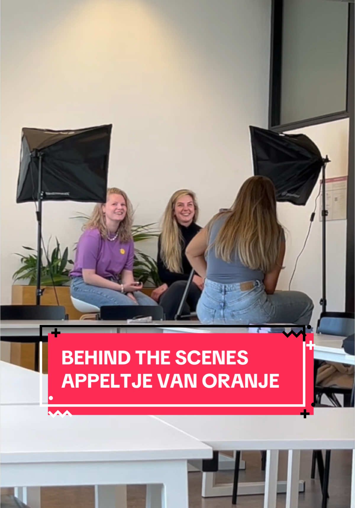 Behind the scenes van onze filmdag voor appeltje van oranje!🍏 #expex #ervaringsdeskundige #experiencedexperts #voorjou #appeltjevanoranje #oranjefonds #jeugdzorg 