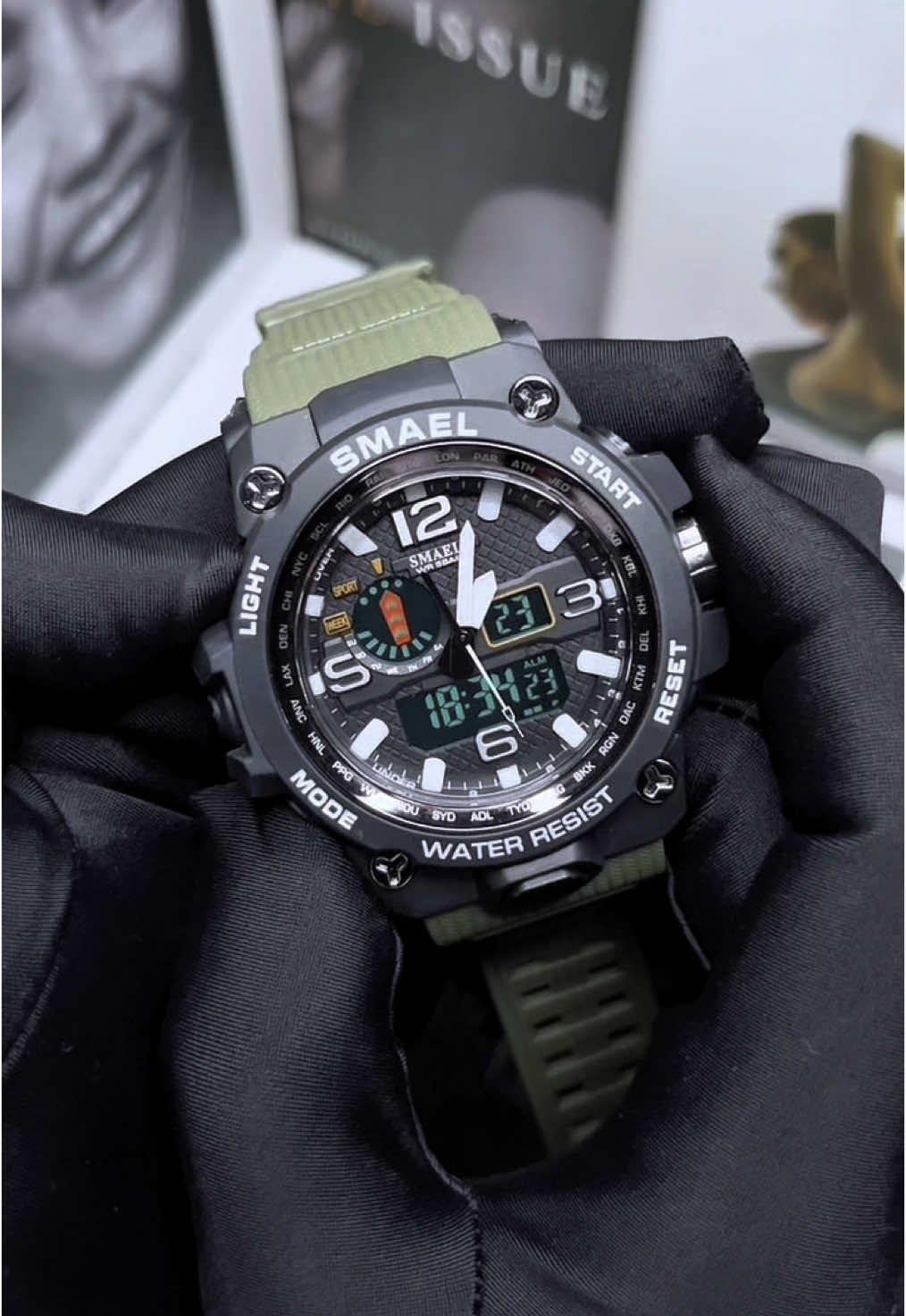 Jam Tangan Sport Pria Wanita Analog Digital SMAEL1545D #watch #sprot #jamtangan 