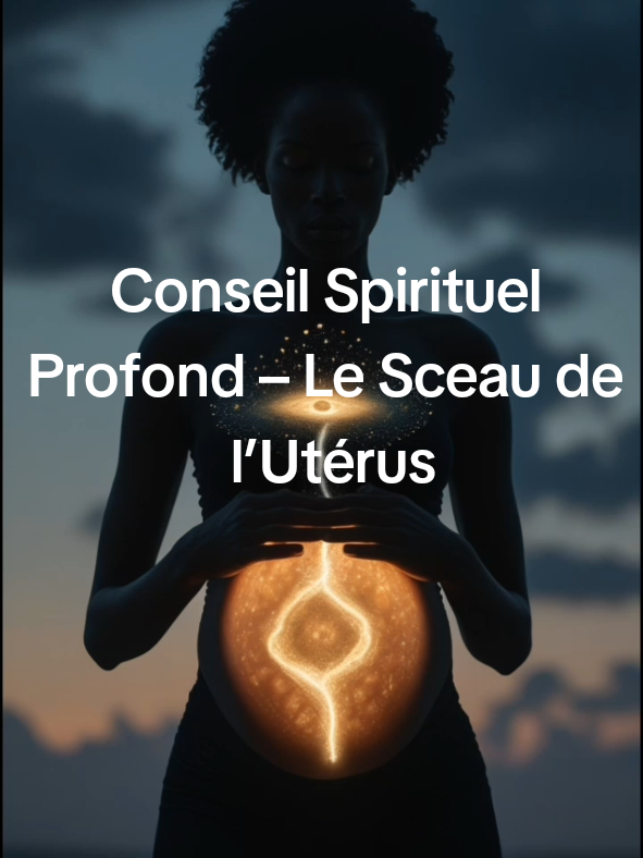 Le Sceau de l’Utérus Ce que tu verses dans un ventre devient ton destin… L’utérus est un autel sacré, un sceau spirituel oublié. Homme ou femme, ce message peut te sauver. Commente : “Je scelle.” et partage-le à 3 âmes prêtes à s’éveiller. #NzilaRealms #ConseilSpirituel #SceauSacré #MystèreAfricain   #UtérusSacré #VoixDesAncêtres #ConscienceSpirituelle   #SavoirAncestral #SpiritualitéAfricaine #ÉveilSpirituel   #ParoleSacrée #HistoireMystique #VéritéSpirituelle   #AfriqueSacrée #ParleLumière