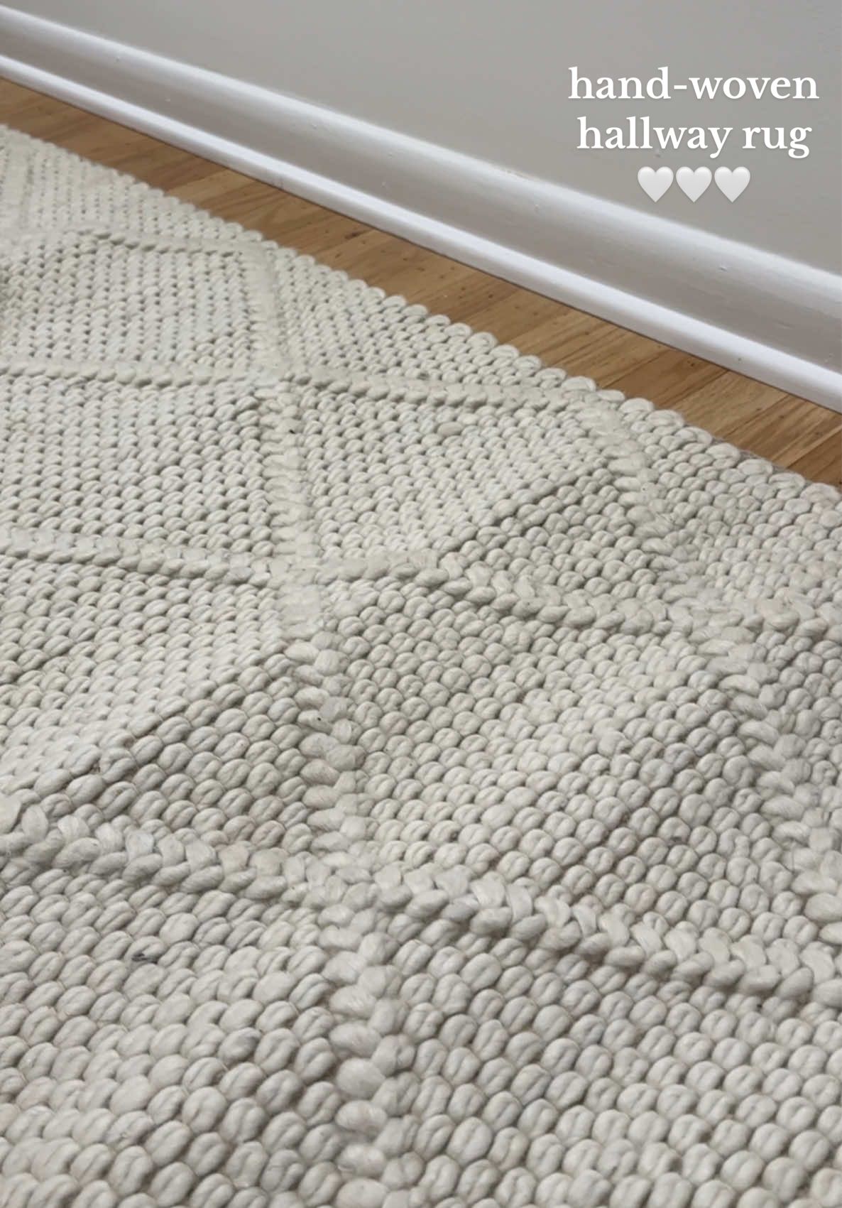 the most beautiful hand woven rug from @Safavieh @QVC, Inc for the upstairs hallway 🤩🤩  • • • #qvc #safavieh #qvc #tiktokshopcreatorpicks #hometok #homefinds #housefinds #hallwayrug #rug #houserug #wovenrug #woven #outdoorfun #handwoven #handwovenrug 