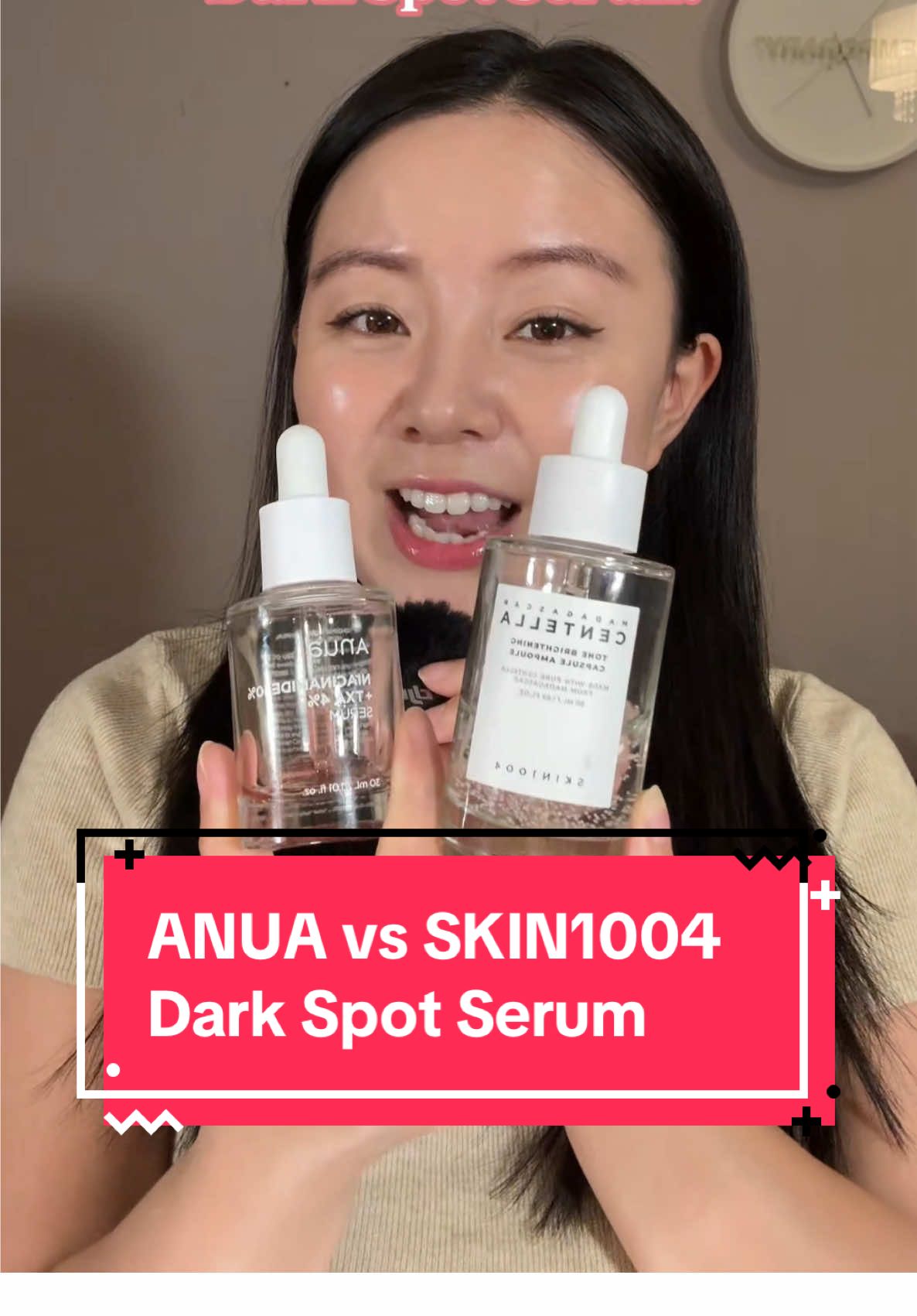 We’ve got two K-beauty powerhouses going head to head!🙌 ANUA vs SKIN1004 — both iconic, both targeting hyperpigmentation, but with totally different vibes✨ 🪽ANUA Niacinamide 10% + TXA 4% Dark Spot Correcting Serum 🪽SKIN1004 Madagascar Centella Tone Brightening Capsule Ampoule 💘Worldwide shipping 🇬🇧 Free UK shipping over £30 🇺🇸 Free US shipping over $100 🇨🇦 Free CA shipping over $120 Available at Skin Cupid #koreanskincare #koreanskincareroutine #hyperpigmentation #melasma #kbeautytips #skincaretips #skincupid