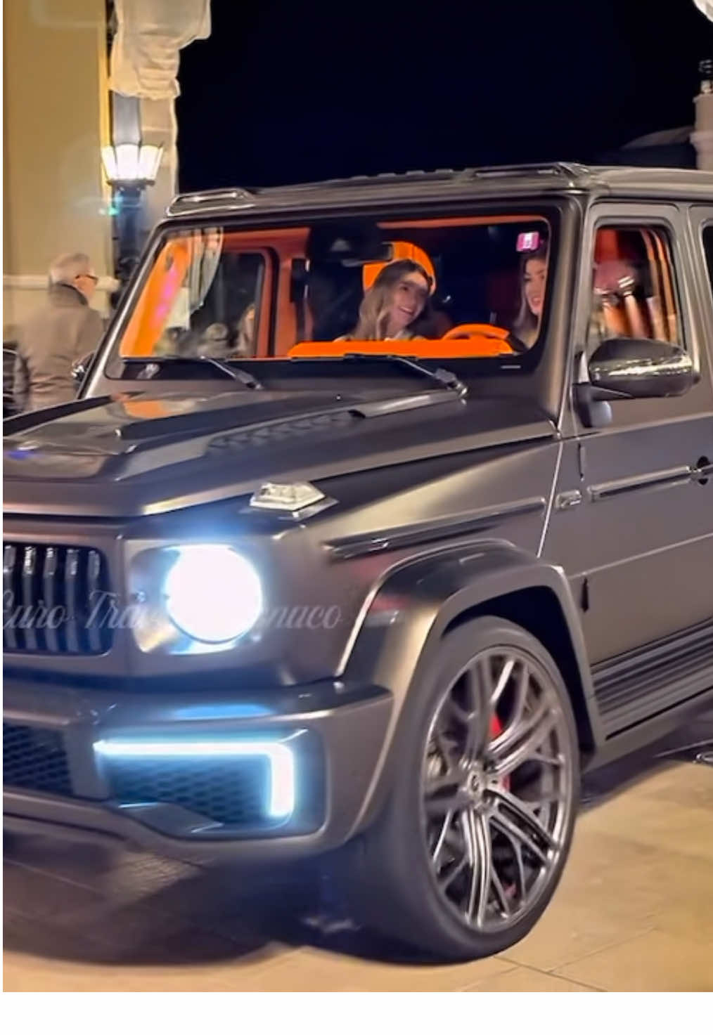 Two beauties in a G-Wagon in Monaco #monaco #luxurylifestyle 