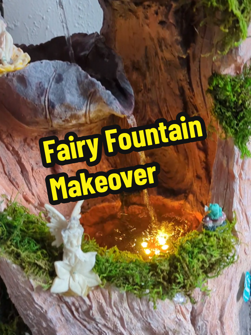 #fairyfountain #fairycore #fairy #fairygodmother #spreadingkindness #gnome #waterfountain #lillediane #creativeadventurer #humansparkler 
