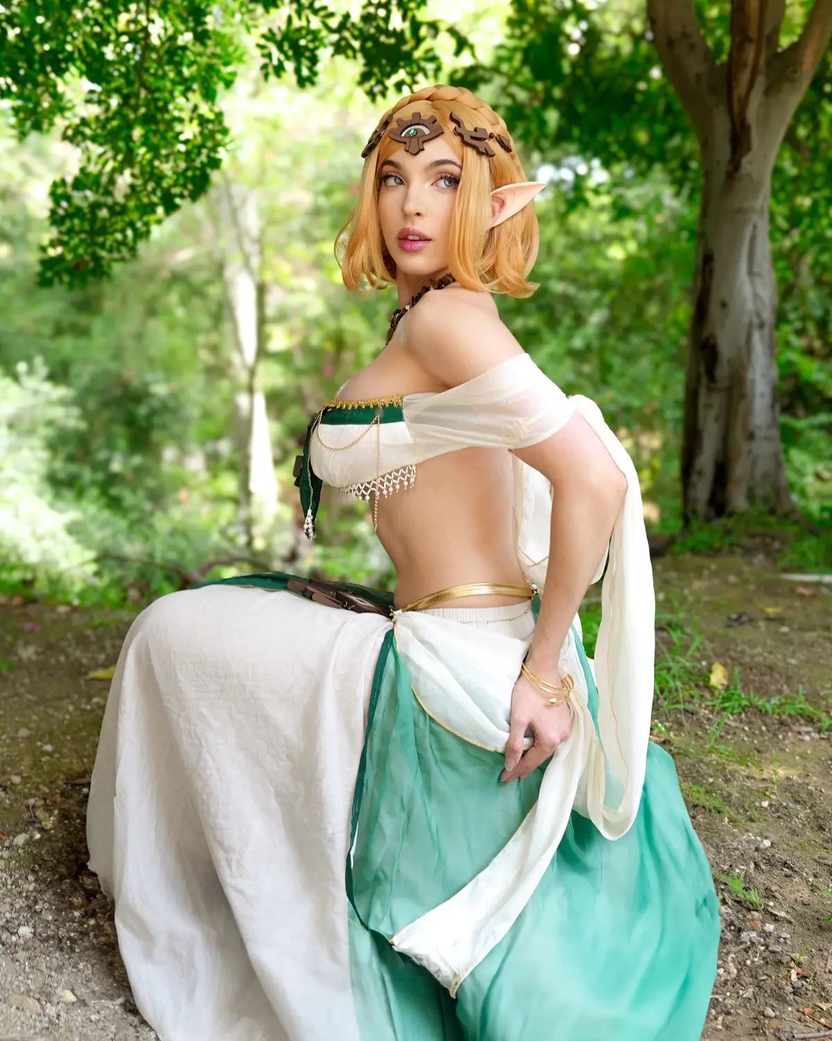 this is actually the prettiest I’ve ever felt in a cosplay everrrr #zelda #legendofzelda #tearsofthekingdom #cosplaygirl 