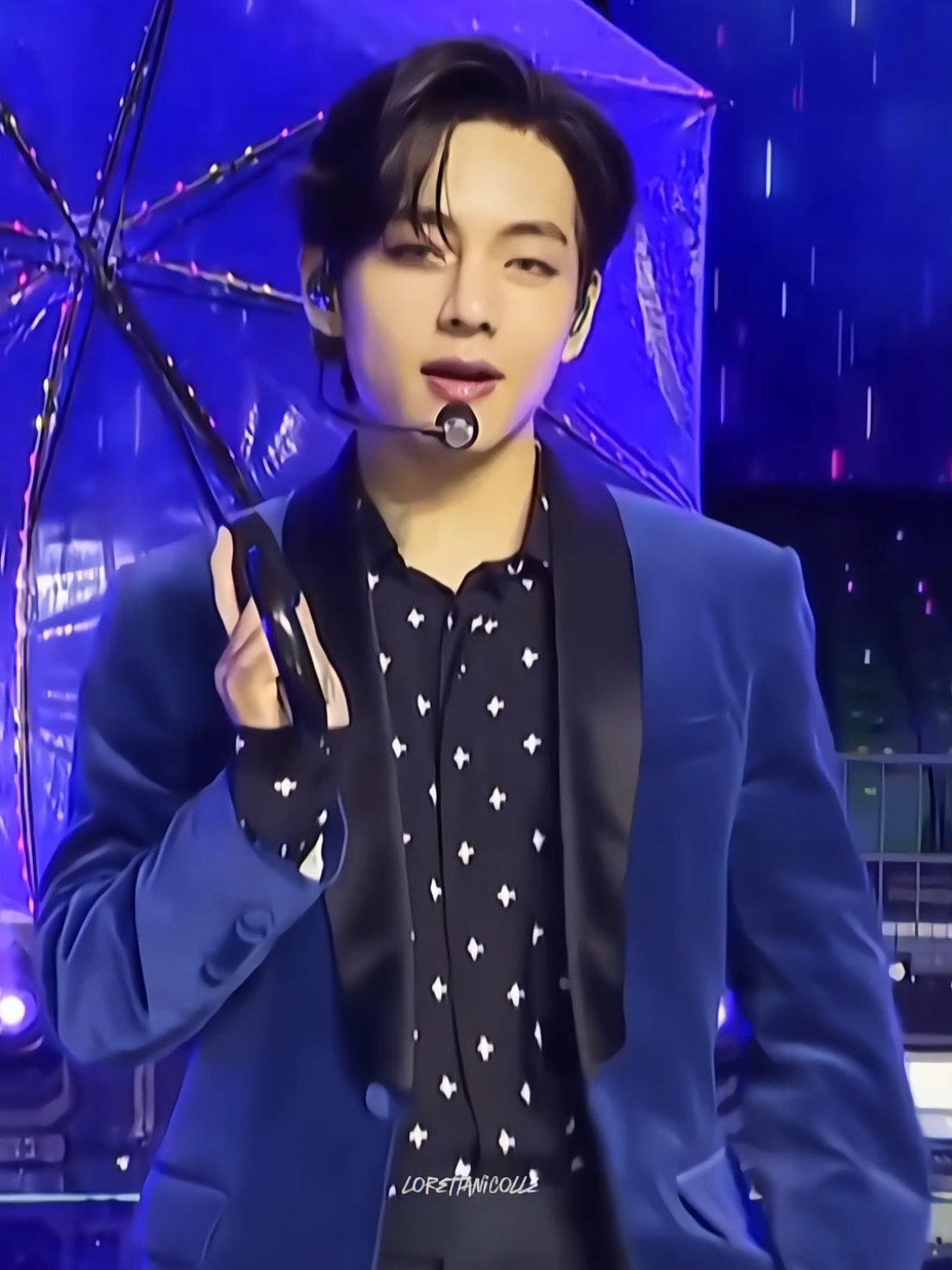 Tae in blue suit looks so expensive 💙 #taehyung #kimtaehyung #btsv #taehyungedit 