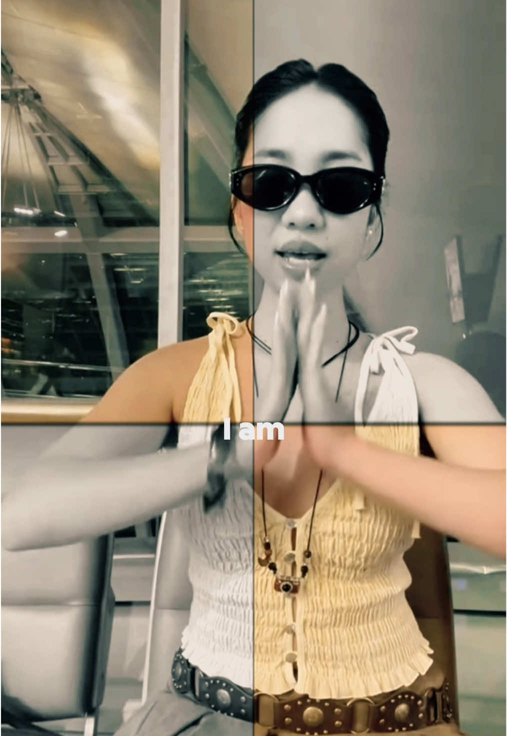 Me, at the airport and after Thailand trip ✨🙏🏻💸🤑💰#thailand #bangkok #manifest 